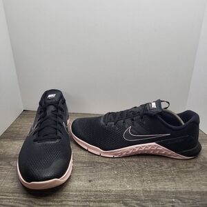 Nike Metcon 4 Black Black Pink Foam Training Shoes AH7453-011 Mens Size 12